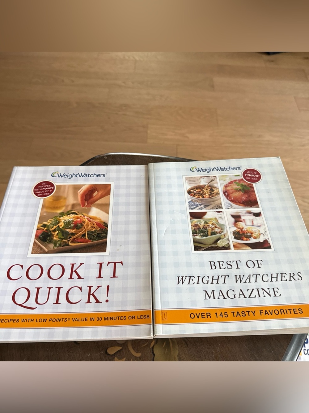 Weight Watchers Cook It Quick! & Best of Magazine Cookbooks - White